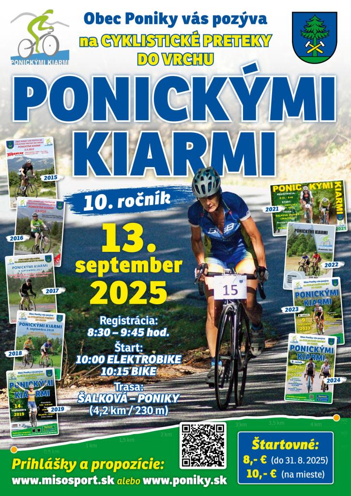 Ponickými kiarmi 2025
