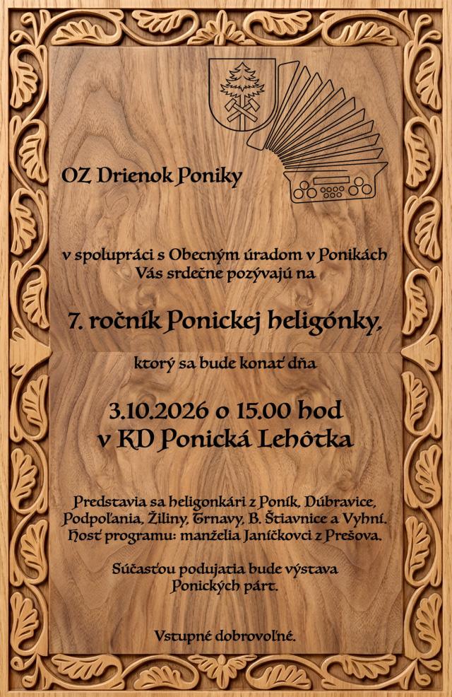 Foto: Obec Poniky