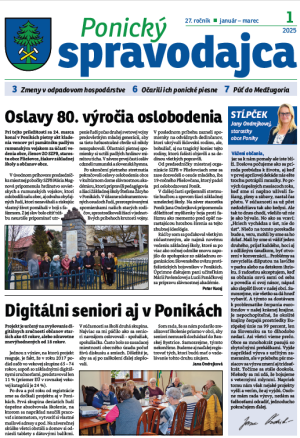 Ponický spravodajca 1_2025